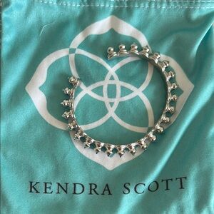Kendra Scott Adjustable Silver Bracelet Cuff